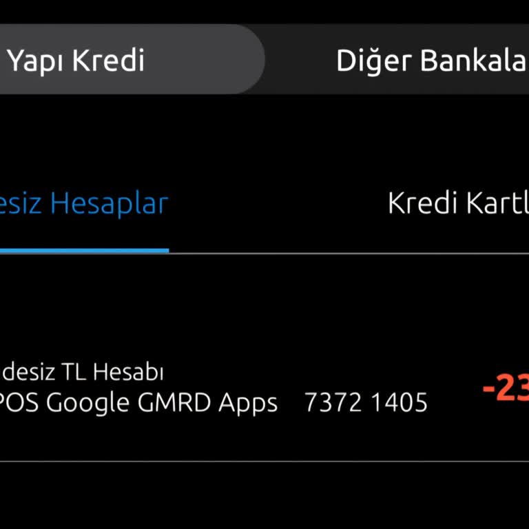 Yapı Kredi Google Epos Mağduru