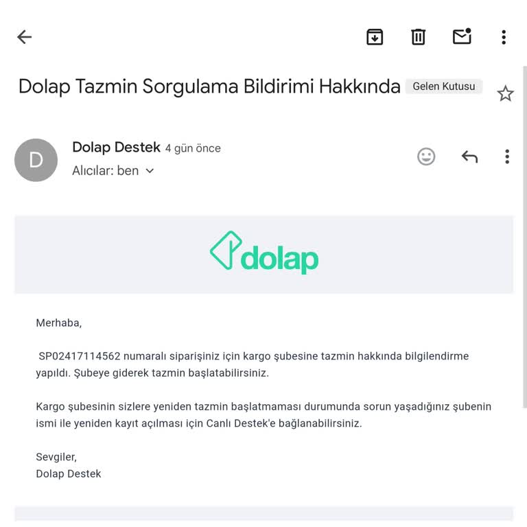 Dolap Uygulaması Ve Sürat Kargo Zarar Tazmin Başvurusunda Sorun.!