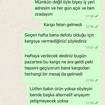 Freezonefashion Ürün Hala Gelmedi