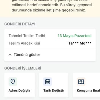 Trendyol Express Kargo Teslim Edilmemesi