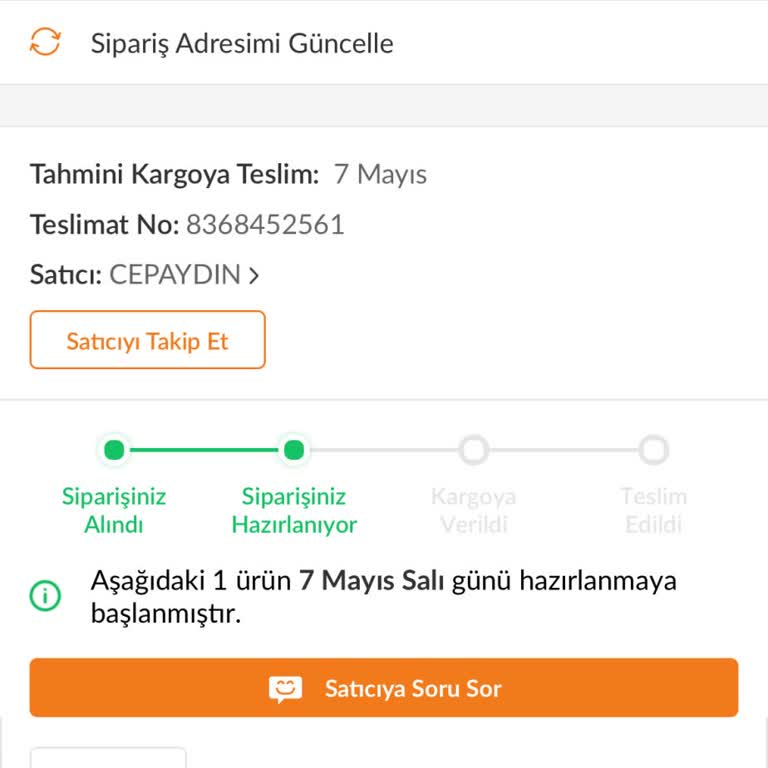 Trendyol Pişmanlıktır Müşteri Memnuniyeti 0