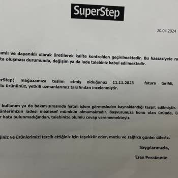SuperStep Mağazası, Lacoste Ayakkabı, Deri Çatlaması Sorunu
