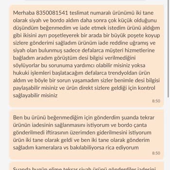 Trendyol İki Ürün İadesinde Yaşanan Karmaşa Ve Mağduriyet