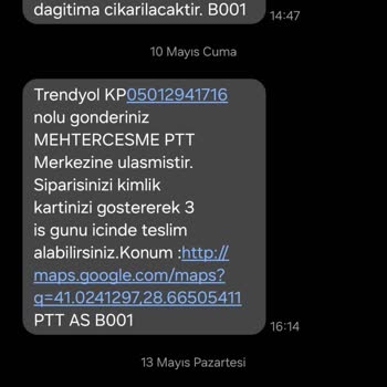 PTT Kargomu Adrese Teslim Etmedi