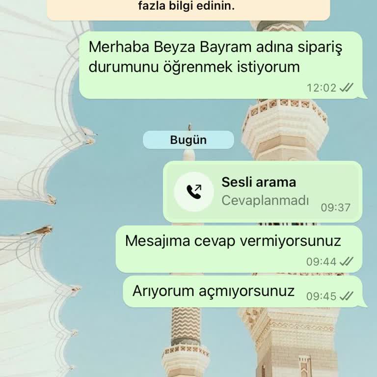 Gülsüm Aydın Ne Ürün Geldi Ne Dönüş Var Ne De Para İadesi