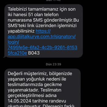 Dijital Kurye Randevu Gününü Kaçıran Firma