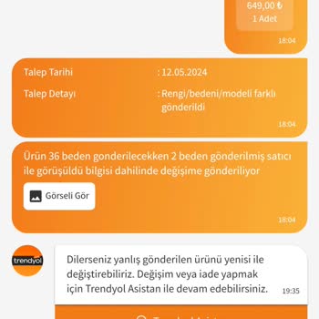 Trendyol Mağduriyeti Çözüm Üretemeyen Müşteri Hizmetleri Sistemi