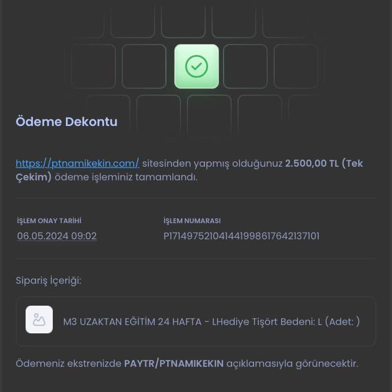 Personal Trainer Namık Ekin Satın Alınan Kişisel Antrenman Programı İle İlgili İptal Ve İade Sorunu