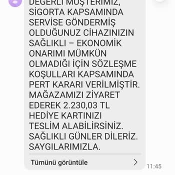 Marmara Park Media Markt Türkiye Ekstra Garanti Ve Tamir Edilmeyen Ürün Şikayeti