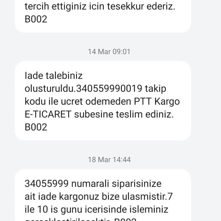 Sefamerve Ücret İadesi Yapılmaması