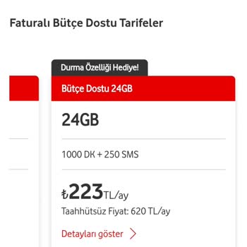 Vodafone Tarife Mağduruyum Gereken Yapılsın