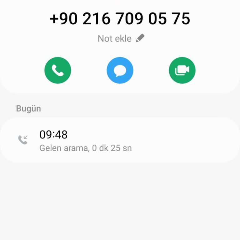0216 709 05 75 Numaralı Telefondan Yapı Kredi Anket Şüpheli