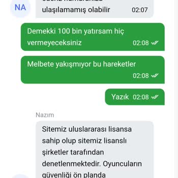 Melbet 14300 TL Paramı Ödemiyor