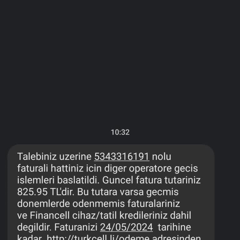 Turkcell Çok Pahalı Ve Fiyatları Diğer Operatörlere Göre Çok Yüksek