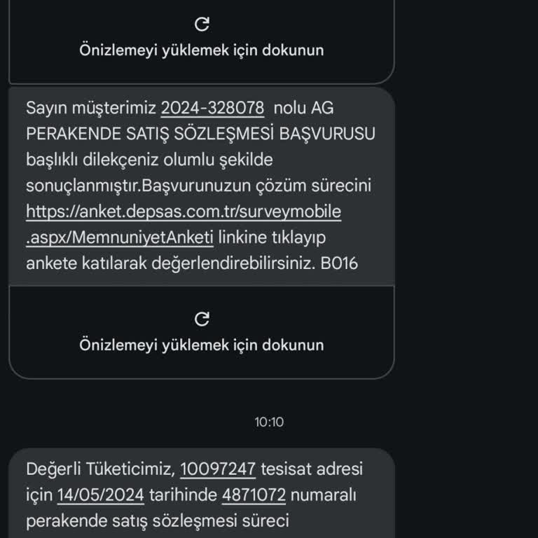 Dicle Elektrik Dağıtım Depsaş Enerji Bana Ait Olmayan Mesajlar Yolluyor