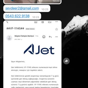 Anadolu Jet (ajet) İptal Edilen Bilet Ücreti İadesi