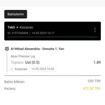 Casinoper Kazandığım Bahislerin Kazancı Verilmedi