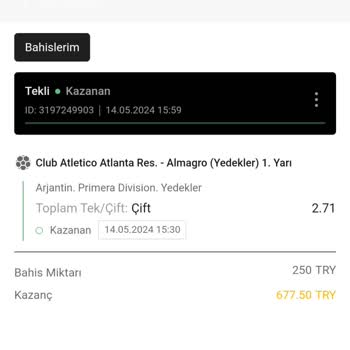 Casinoper Kazandığım Bahislerin Kazancı Verilmedi