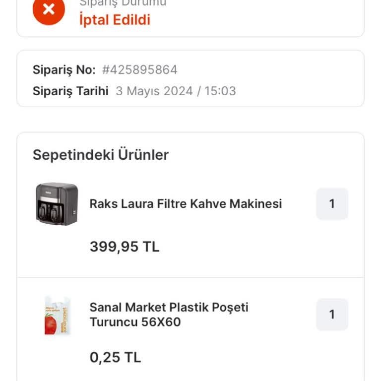 Ankara 5M Migros Sanal Market Mağduriyeti