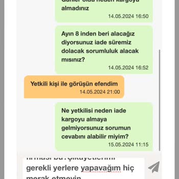 Bir Günde Kargo 7 Gün İade Bekleyişi: Kurye Ve Firma Sorumsuzluğu