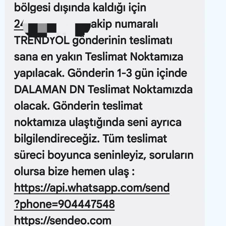 Sendeo Kargo Dağıtım Yapmıyor