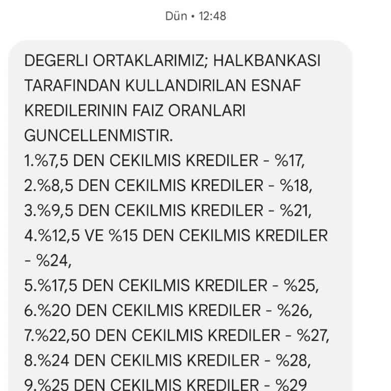 Halkbank Faiz Yükseltilemez İtiraz Ediyoruz