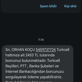 Turkcell Ve Recom Alacak Bilmediğim Fatura