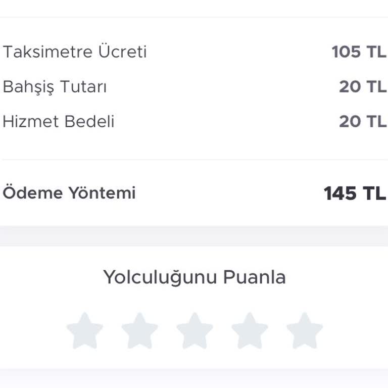 BiTaksi Uygulamasının Kafasına Göre İş Yapması