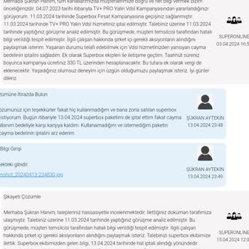 Turkcell Superbox Faturası Yüzünden İnternetim Kullanıma Kapatıldı