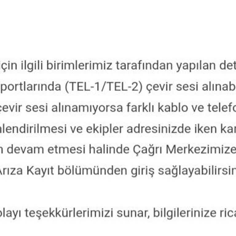 TÜRKSAT Kablo Net İnternet Ve Telefon Hizmeti Alamıyorum