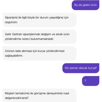 Getir Çarşı İlgisizliği