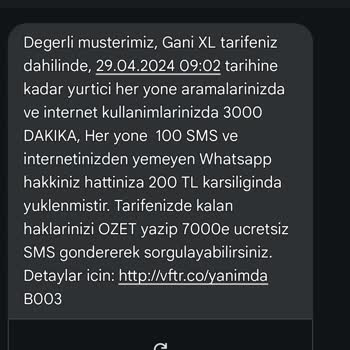 Vodafone Paket Süresi Sorunu Ve Müşteri Hizmetleri Şikayeti