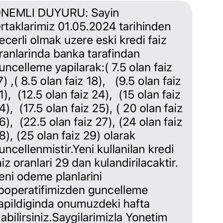Halkbank Aniden Gelen Yersiz Faiz Arttırma Kararı