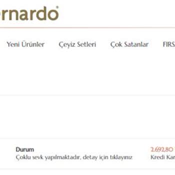 Bernardo Kırılma Garantileri Varmış!? Göndermeyi Becerebilseler...!