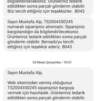 Bernardo Kırılma Garantileri Varmış!? Göndermeyi Becerebilseler...!