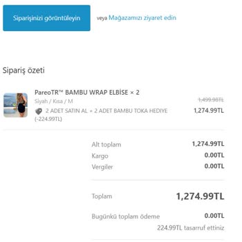 Pareotr Yanlış Ürün Ve İletişim Sorunu!