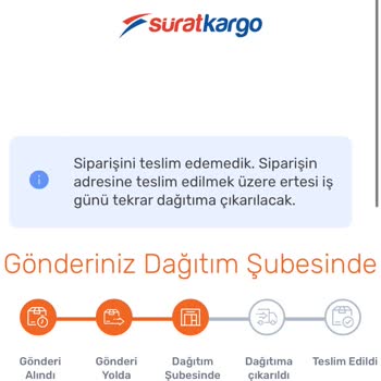 Sürat Kargo Kargo Teslimi Yapılmadı
