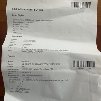 Adidas Malının Arkasında Durmuyor