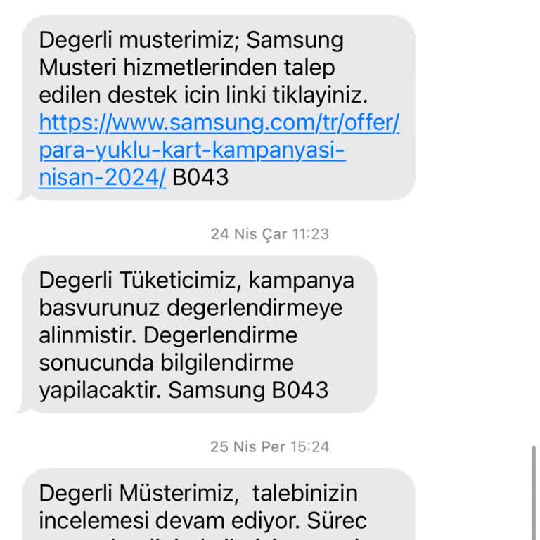Samsung Paracard Sorunu U