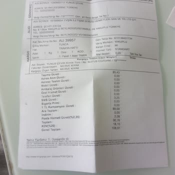 Hiking Telefon Kargo Bedeli Garantili Olmasına Rağmen