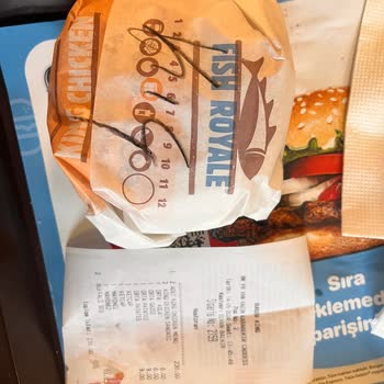 Burger King Van Şubesinde Ürün Problemi