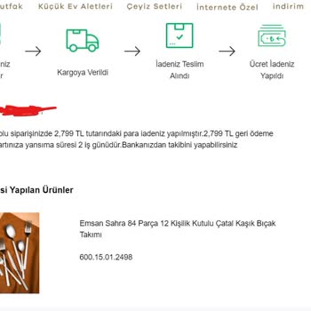 Emsan Kusurlu Ürün Gönderip İade Ettirtip Fiyat Yükseltiyor!