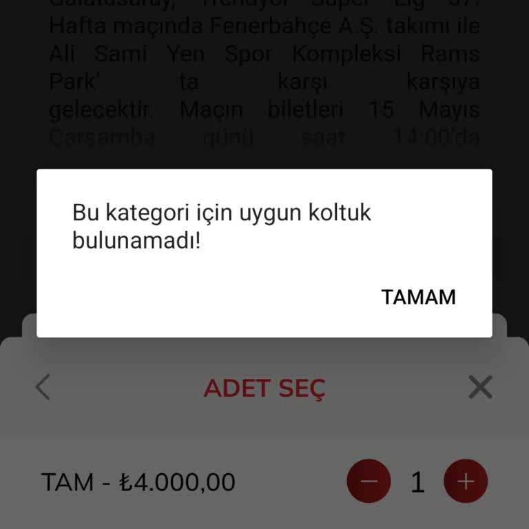 Passolig Uygulamasındaki Donma Sorunları Ve Bilet Alma Zorlukları