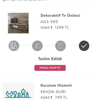 Vivense Teslim Edilmeyen Ürün