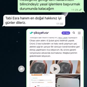 Trendyol'dan Aldığım Epilasyon Cihazı Sorunlu