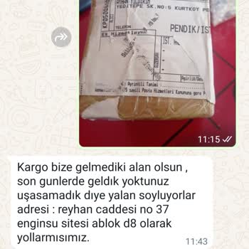 PTT Kargo PTT İletilmeyen Kargo