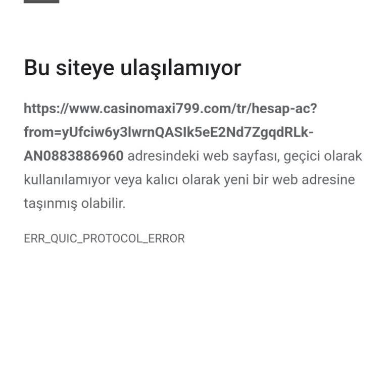 Casinomaxi Siteye Giremiyorum Su An Edilmiyor