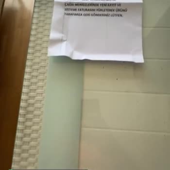 Homend Motor Arızası Nedeniyle Servise Giden Ürünün Kırılarak Geri Yollanması