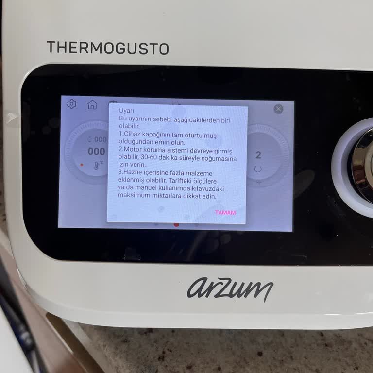 Yeni Alınan Arzum Thermogusto'da Erken Arıza Hayal Kırıklığı