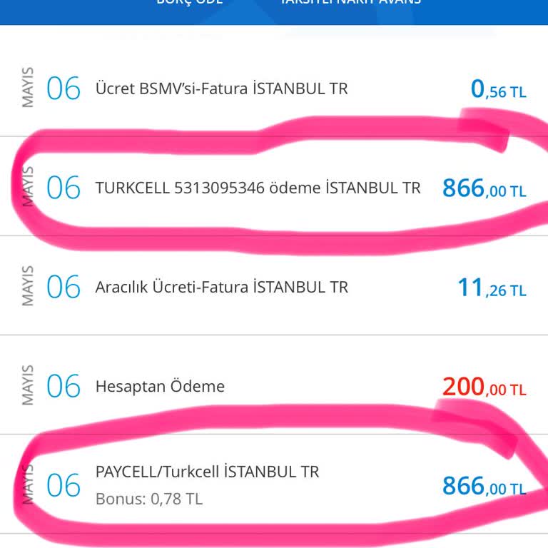 Turkcell Fazla Ödeme Yaptığım 2 Fatura Tutarını Hesabıma Yatırmadı!